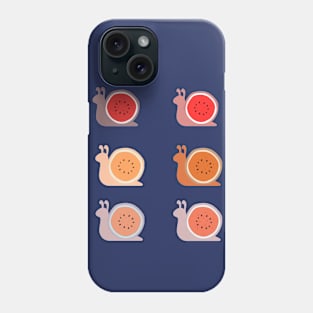 Cute Snail watermelon Phone Case
