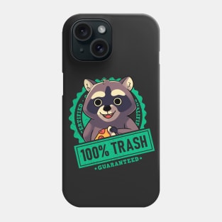 100% Cute Trash Panda Raccoon Seal Phone Case