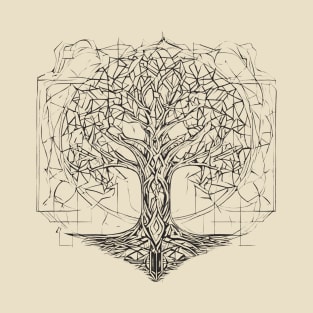 Geometric Tree Of Life T-Shirt