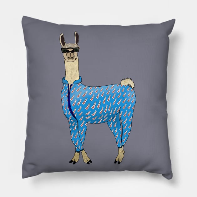 Pajama Llama Pillow by SnailAndCo