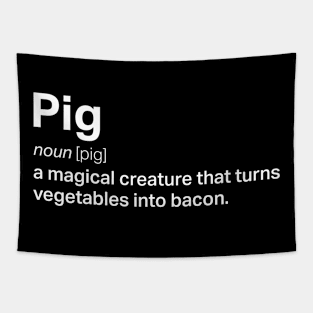 Pig Definition Tapestry