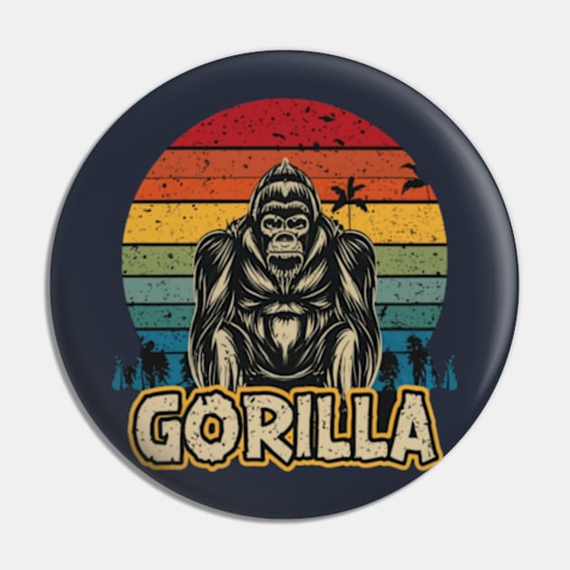 Gorilla Pin by TshirtMA