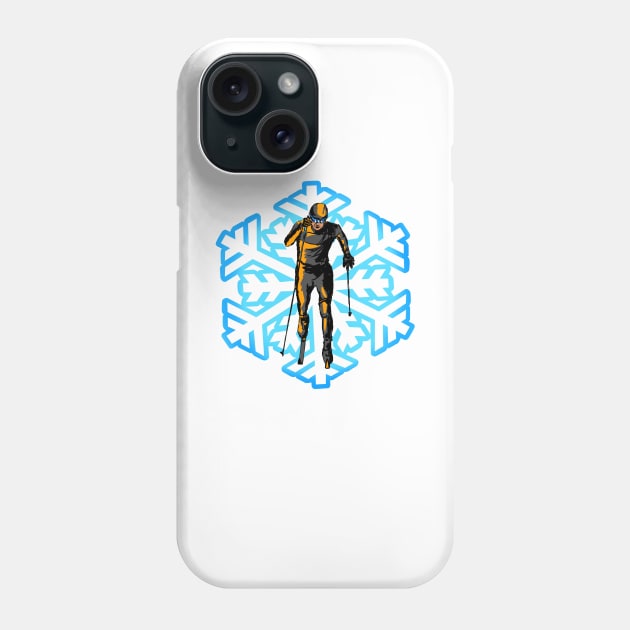 Cross-country ski Phone Case by sibosssr
