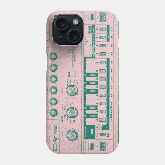 TB-303 Retro Aesthetic Design Phone Case by unknown_pleasures