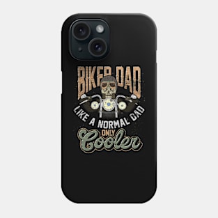 Bike Fathers Day Motorcycle Dad Biking Funny Biker Phone Case