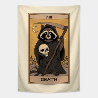 Death - Raccoons Tarot Tapestry