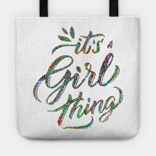 Its a Girl Thing Retro Shirt Tote