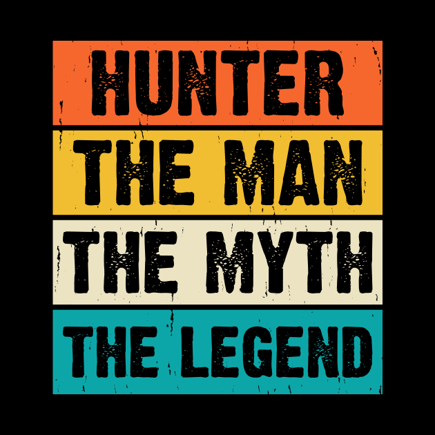 Hunter The Man The Myth The Legend T shirt For Women by QueenTees