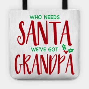 Grandpa Santa Tote