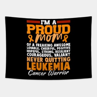 Mom for Leukemia Cancer Awareness Mother Tapestry