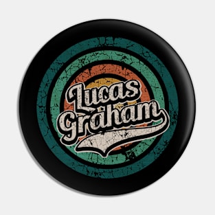 Lukas Graham // Retro Circle Crack Vintage Pin