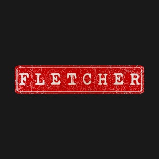 vintage retro plate Fletcher T-Shirt