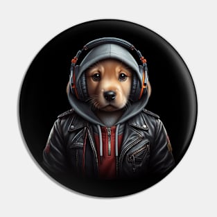 hiphop dog Pin