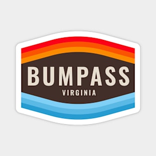 Bumpass, VA - Sky and Water (Distressed) Magnet