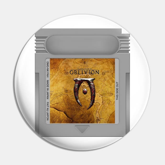 Oblivion Game Cartridge Pin by PopCarts