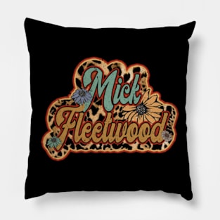 Retro Mick Gifts Name Flowers Personalized Styles Pillow