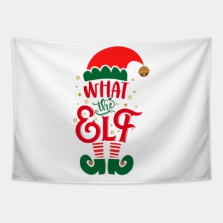 What The Elf Christmas Shirt Matching Family Group Festive Holiday Tapestry