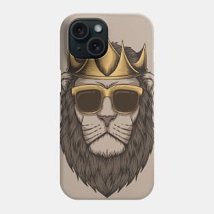 Cool Lion, King of the Jungle Phone Case