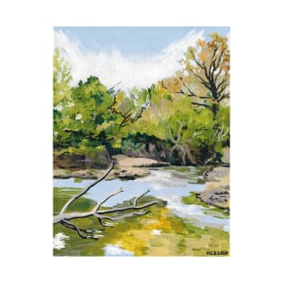 Clear Waters, Creek Acrylic #3 T-Shirt