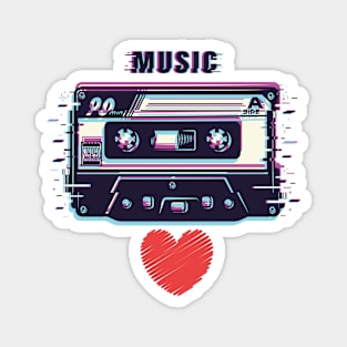Love of music Magnet