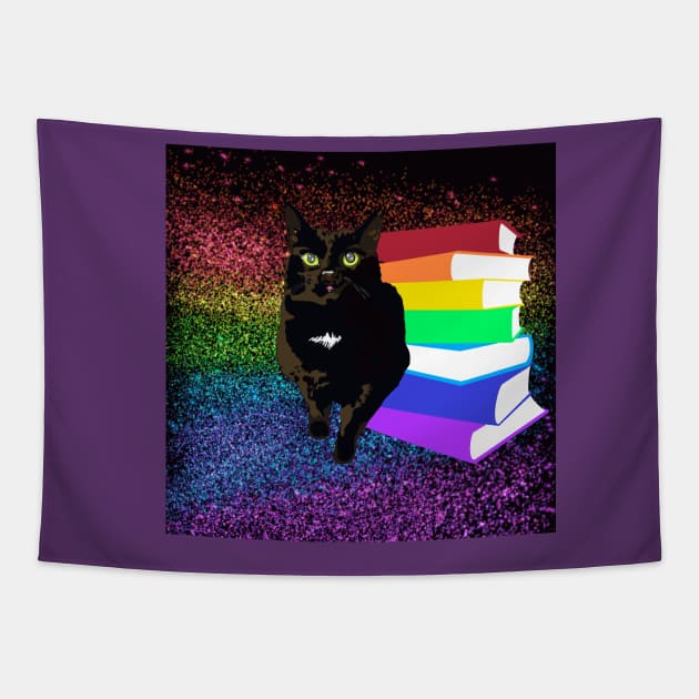 Storytime Cat Tapestry by TAP4242