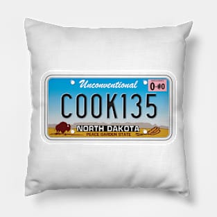 Cookies unco license plate Pillow