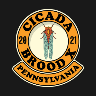 Cicada 2021 Brood X Pennsylvania PA T-Shirt