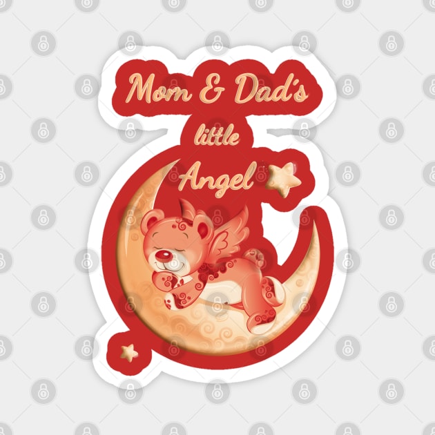 Mom & Dad´s little Angel Magnet by Cavaleyn Designs