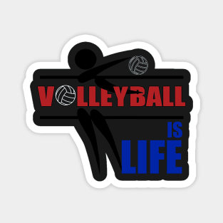 Volleyball is Life, Cute Volleyball Gifts Magnet