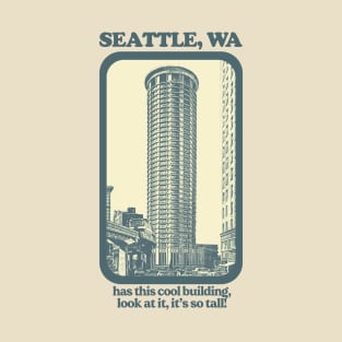 Seattle, Wa // Humorous Retro Style Tourism Design T-Shirt