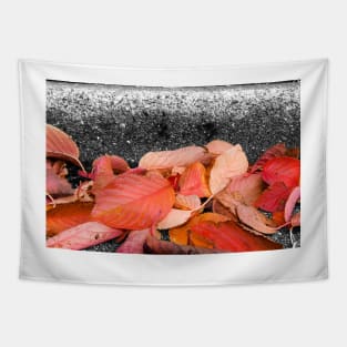 Fallen Autumn Leaves Tapestry