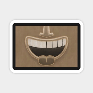 Cocoa Tiki Smile Mask! Magnet