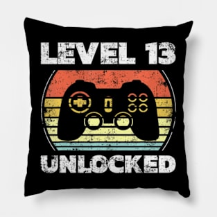 Level 13 Video 13th Birthday Pillow