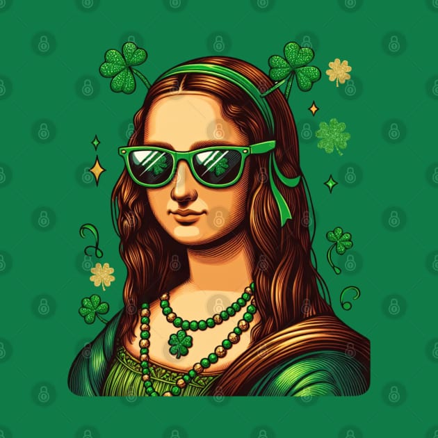 St Patricks Day Mona Lisa by Statewear