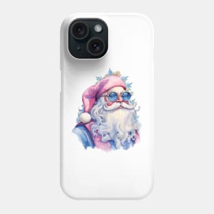 Groovy Hippie Retro Santa Claus Phone Case