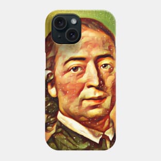 Johann Gottfried Herder Snow Portrait | Johann Gottfried Herder Artwork 15 Phone Case