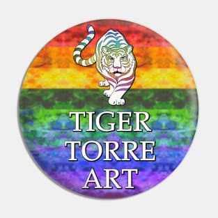 Tiger Torre Art Spectrum Logo Pin