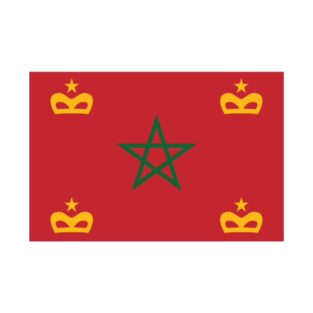 Naval Ensign of Morocco by Wickedcartoons