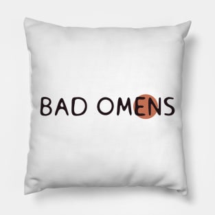 Bad omens Pillow