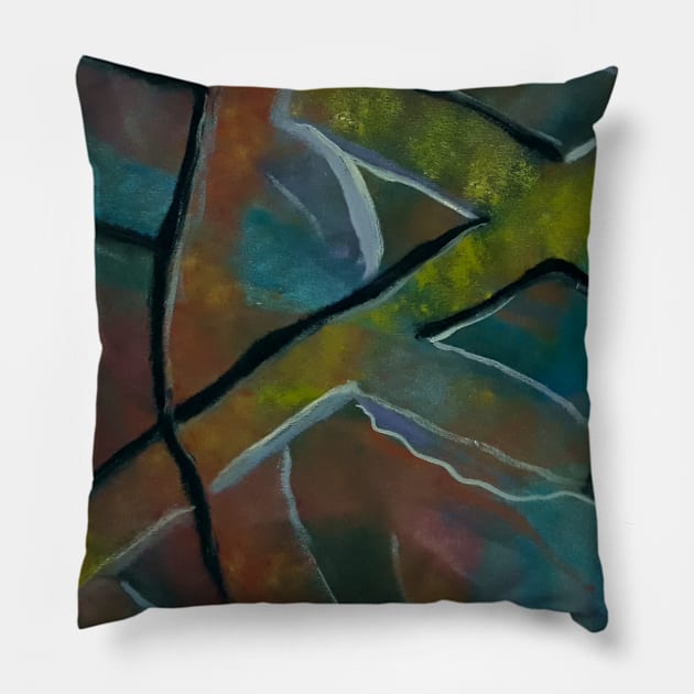 Colorful Road Pillow by Dauri_Diogo