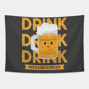 Drinking Beer Tapestry