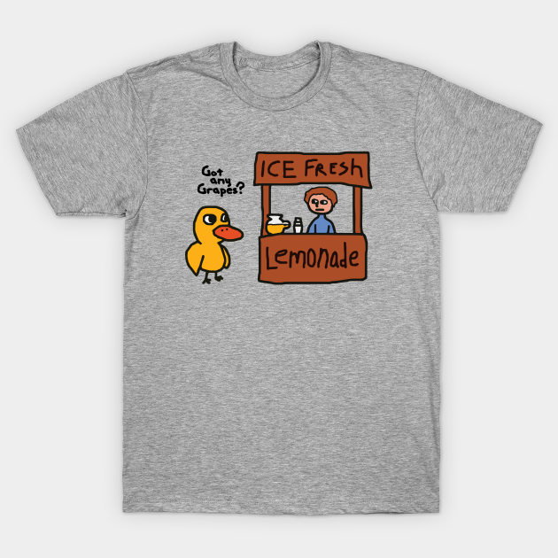 Discover Vous avez du raisin ? - Chanson de canard - T-shirt