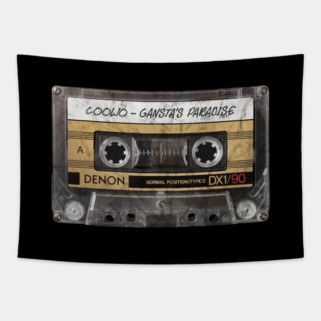 Coolio Cassette Tapestry by karutees