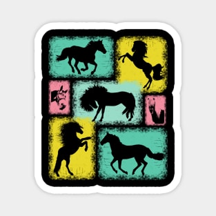 Haflinger Pony Horses Collection Magnet