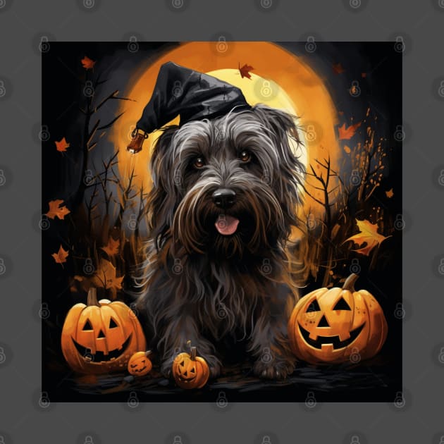 Black Skye Terrier Halloween by NatashaCuteShop