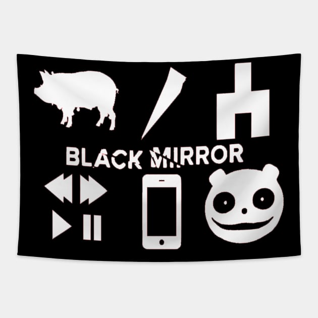 Black Mirror Tapestry by OtakuPapercraft