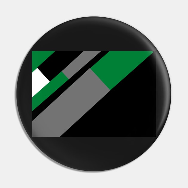 Green,, White, Black, and Grey Rectangle and Triangle pattern Pin by BirdsnStuff