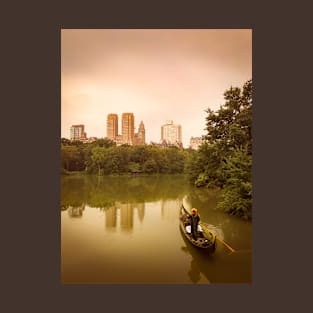 Central Park Gondola Ride Manhattan New York City T-Shirt