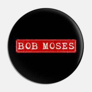 vintage retro plate Bob Moses Pin