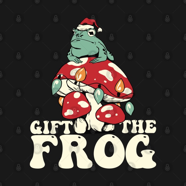 Gift the Frog - Frogcore & Goblincore Art by Emmi Fox Designs